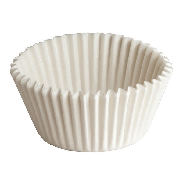 Hoffmaster Fluted Bake Cup, 3", White, PK500 610079